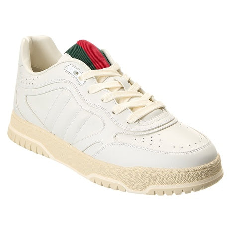 Gucci Men's Re-Web Leather Sneaker