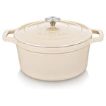 6-Qt Vancasso Non Stick Cast Iron Dutch Oven W/ Lid & Dual Handles