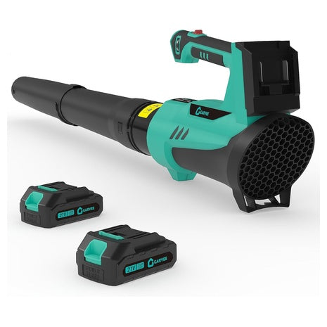 21V Cordless Leaf Blower With 2 Batteries