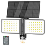 Solar LED Security Lights with Remote Control