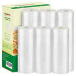 6 Rolls Bonsenkitchen Vacuum Sealer Bags