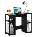 Furinno 38.4” Desk with Side Shelves