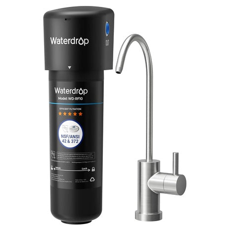 Waterdrop 10UB Under Sink Water Filter System With Dedicated Faucet