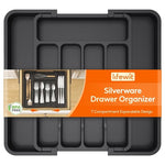 Expandable Silverware Drawer Organizer Adjustable Utensil Tray
