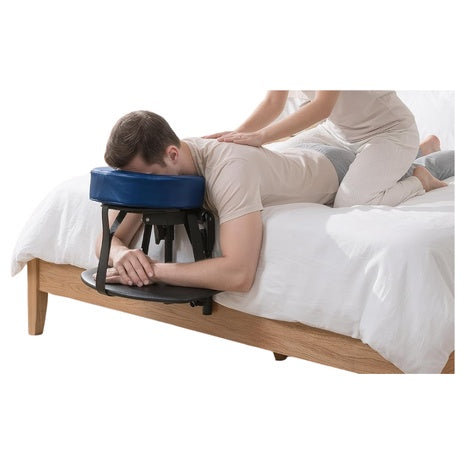 18" Height Adjustable Foldable Massage Headrest For Bed