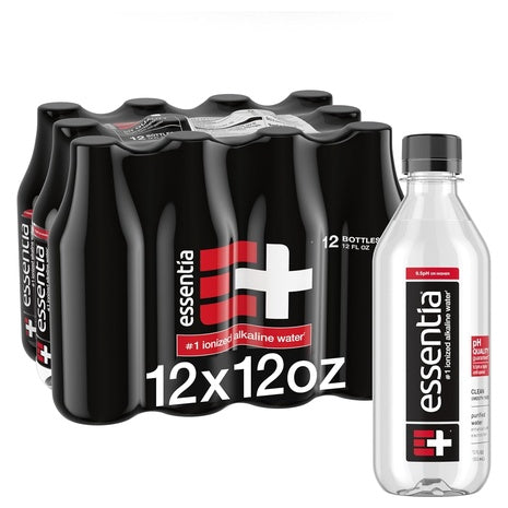 12 Bottles Essentia Alkaline Water