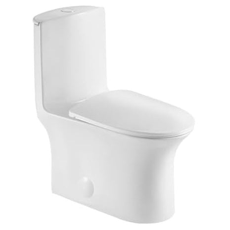 Jingze Dual Flush Elongated Standard One-Piece Toilet