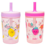 2-Pack 15-Oz Zak Designs Kelso Toddler Cups W/ Leak-Proof Design
