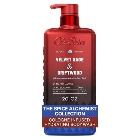 Old Spice Men's Velvet Sage Driftwood Body Wash