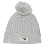 UGG Toddler & Little Kids Ribbed Wool Blend Pompom Beanie