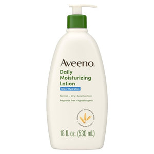 Pump Bottle Aveeno Sheer Hydration Fragrance-Free Lotion