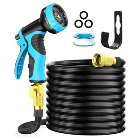 25 Feet Expandable Garden Hose With 10 Nozzle