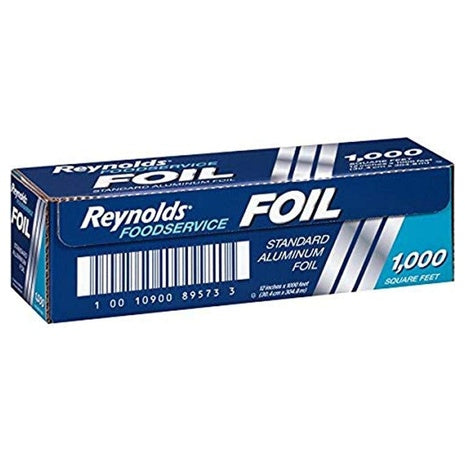 Reynolds Wrap Foodservice Aluminum Foil Roll with Built-In Cutter (1000 SQ FT)