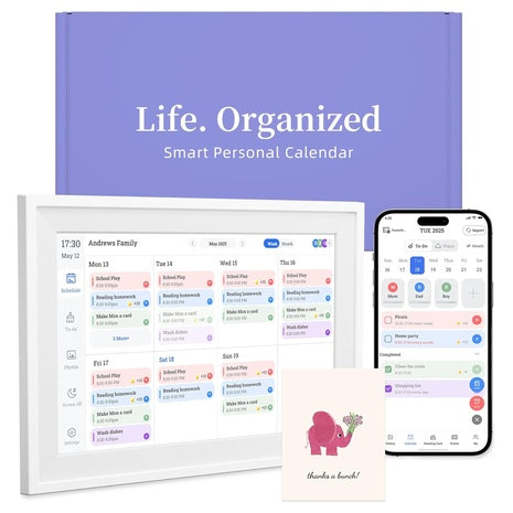 10.1" Smart Digital Calendar with Touchscreen