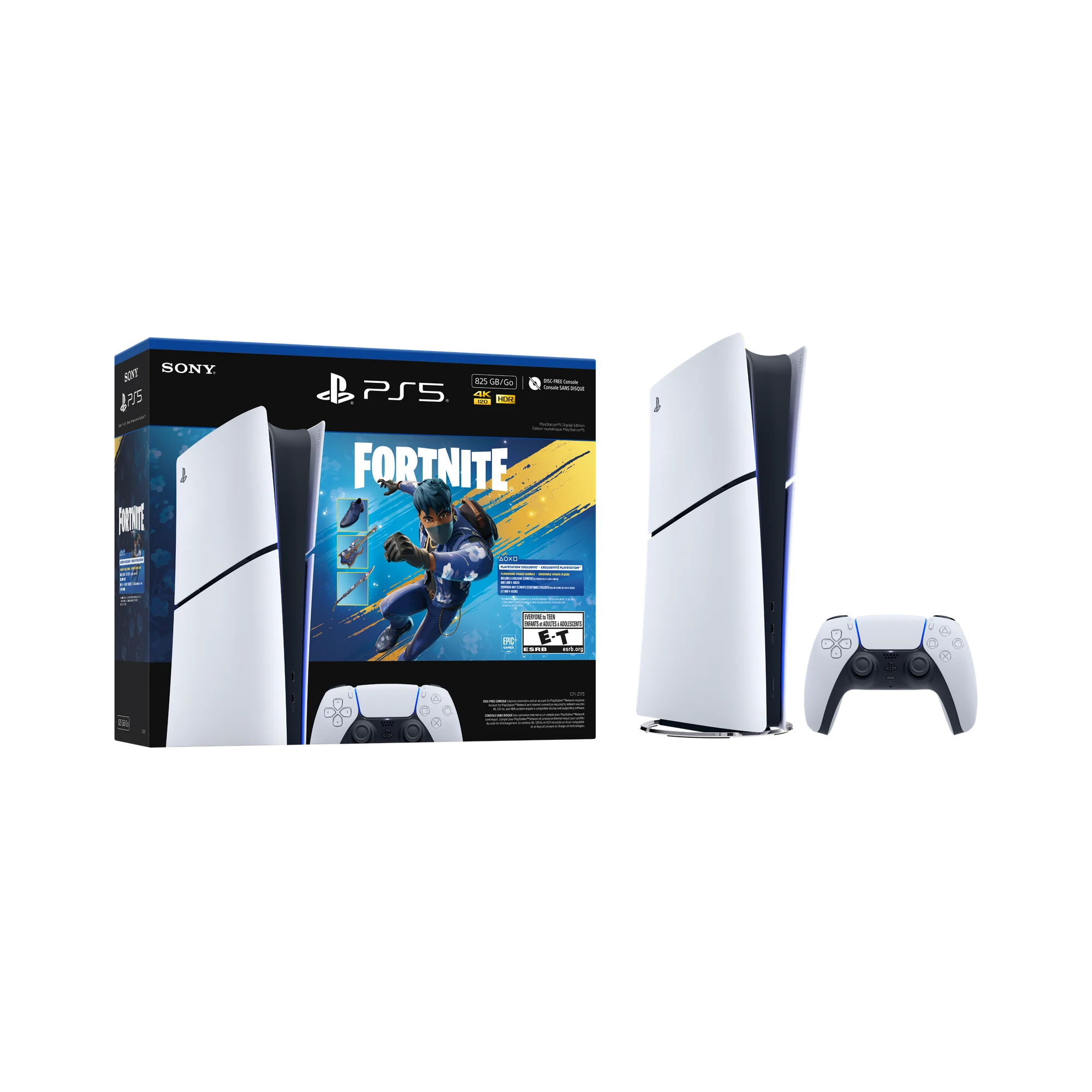 PS5 Digital Edition Fortnite Flowering Chaos Bundle