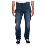 Lazer Men's Straight Fit 5-Pocket Knit Jeans