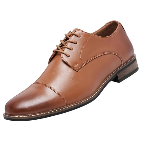 SILENTCARE Men's Oxford Formal Dress Lace Up Shoes