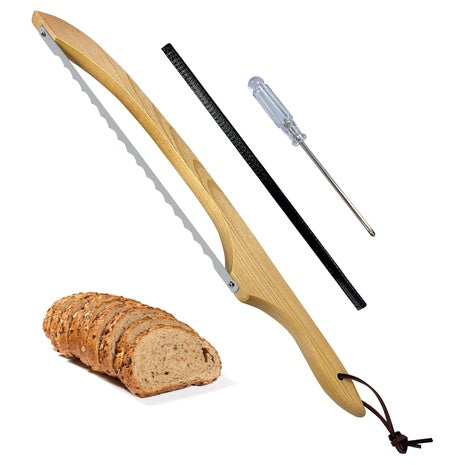 Hottor 16" Pine Wooden Bread Cutter