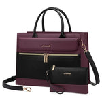 Women's Leather Shoulder Tote Satchel Crossbody Handbag