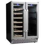 TCL 23.4" W 20 -Bottles Dual Zone Cooling Built-in/Freestanding Wine Cooler