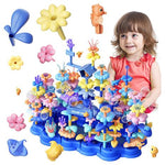 136-Piece Ocean Coral Flower Garden Stem Building Toy Set