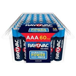 60 Rayovac AAA Batteries