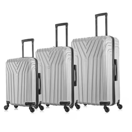 3-Piece InUSA Vasty Hardside Carry-On Spinner Luggage Set