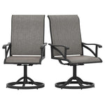 4 Outdoor Swivel Patio Chairs