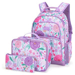 3-Piece Kids Backpack Set with Lunch Box & Pencil Case