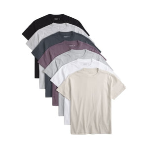Men's 100% Cotton 7-Pack Tees