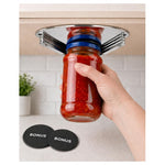 Under Cabinet All-Metal Easy Grip Jar Opener & 2-Pack Openers