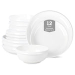 12-Piece Stone Lain Porcelain Dinnerware Set