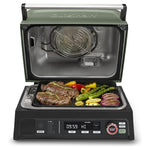 14.6" FlavorBoost 8-in-1 Electric BBQ Grill & Smoker