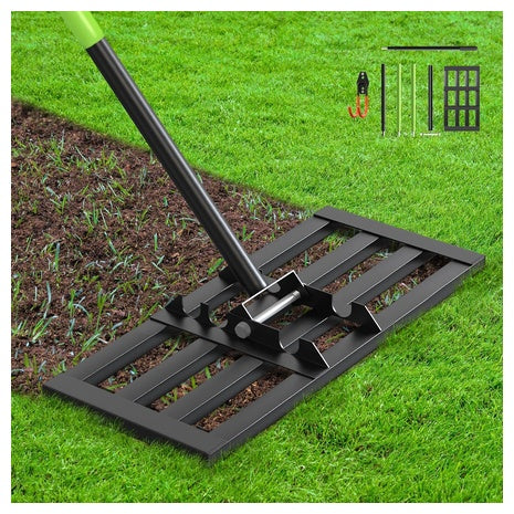 17" X 10" Ground Leveler Lawn Leveling Rake