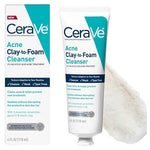 CeraVe Clay To Foam Acne Face Wash (4oz)