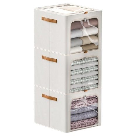 3 Pack 42L Storage Bins with Lids