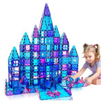 47-Piece Magnetic Tiles Princess Building Blocks