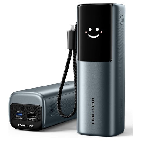 Vention 20000mAh 165W Powerhive Laptop Portable Charger with Built-In USB-C Cable