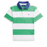 Boy's Striped Rugby Polo Shirt