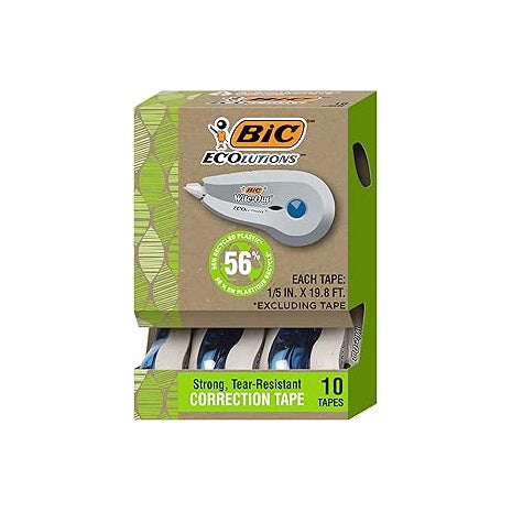 10 BIC Ecolutions Correction Tapes