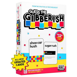 Guess The Gibberish Family Card Game