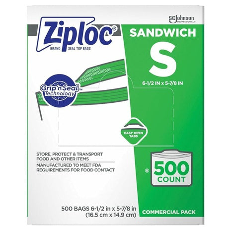 500 Ziploc Sandwich Bags