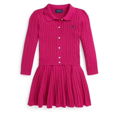 Polo Ralph Lauren Girls Crewneck Cardigan and Skirt