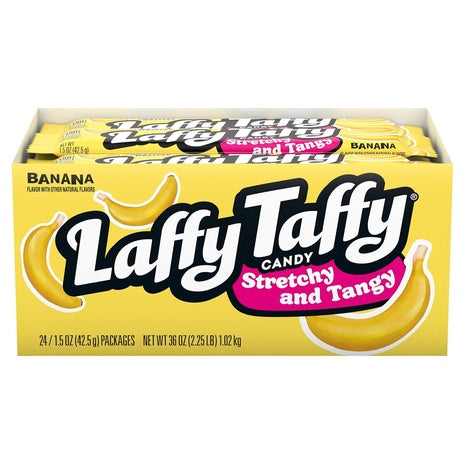 24 Laffy Taffy Banana Candy