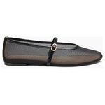 Stuart Weitzman Mesh and Leather Flats