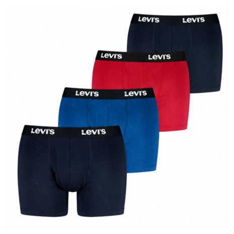 4-Pack Levi's Mens Microfibre Comfort Stretch Boxer Briefs