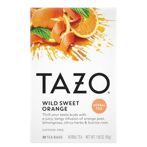 20 Tazo Wild Sweet Orange Tea Bags