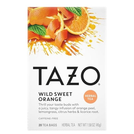 20 Tazo Wild Sweet Orange Tea Bags