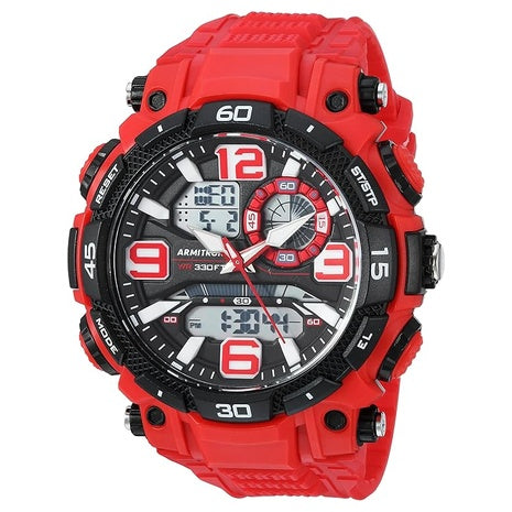 Armitron Sport Men's Analog-Digital Chronograph Resin Strap Watch