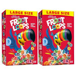 2 Large Boxes Froot Loops Cereal
